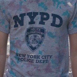 NYPD Red & Blue Tie Dyed T-Shirt